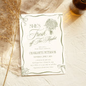 Invitation She's Fresh Off the Market Bridal Shower