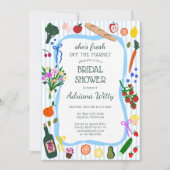 Invitation She's Fresh OFF THE MARKET Custom Bridal Shower (Devant)