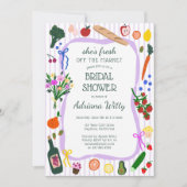 Invitation She's Fresh OFF THE MARKET Custom Bridal Shower (Devant)