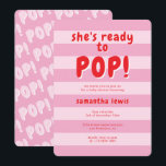 Invitation She's Ready to Pop Baby Shower<br><div class="desc">She's Ready to Pop Baby Shower Invitation</div>
