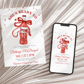 Invitation She's Ready To Pop Baby shower