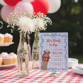 Invitation She's Ready to Pop Boy Soda Baby Shower