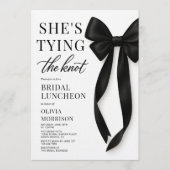 Invitation She's Tying The Knot Bow Bridal Luncheon  (Devant)