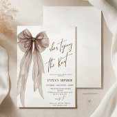 Invitation She's tying the knot Bridal shower 