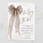 Invitation She's tying the knot Bridal shower  (Devant)