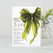 Invitation She's Tying The Knot QR Code Bridal Shower (Debout devant)