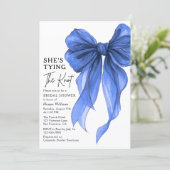 Invitation She's Tying The Knot QR Code Bridal Shower (Debout devant)