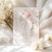 Invitation She's tying the know Whimsical Bow bridal shower