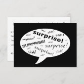 Invitation SHH ! c'est une fête surprise !:: bulle de la band (Devant / Derrière)