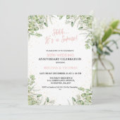 Invitation Shhh C'est une surprise 50ème anniversaire de Mari (Debout devant)