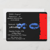 Invitation SHHH C'est une surprise sale fête du 30e anniversa (Dos)