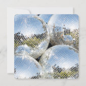 Invitation Shining Disco Ball Party (Dos)