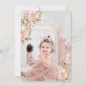 Invitation Shire Golden Crown Princess Premier anniversaire (Dos)