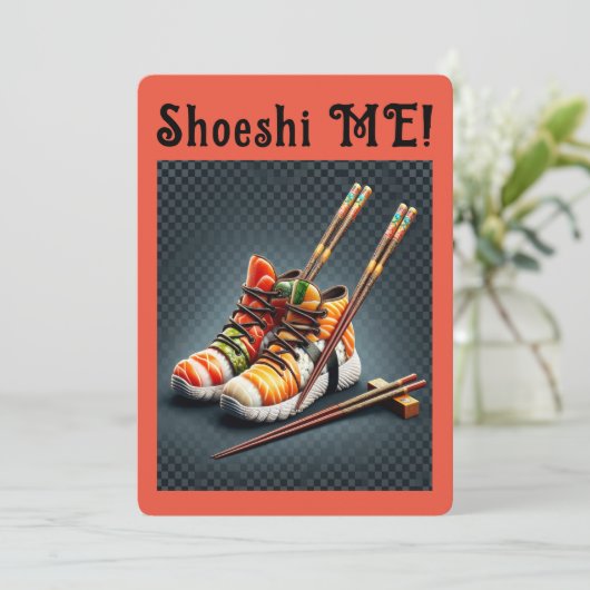 Invitation Shoeshi ME - Unique Basket Sushi (Debout devant)