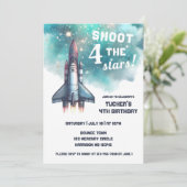 Invitation Shoot Four The Stars Boys Space Quatrième annivers (Debout devant)