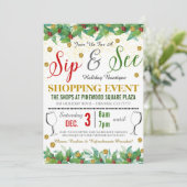 Invitation shopping de vacances (Debout devant)