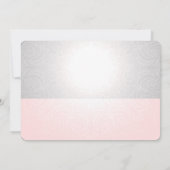 Invitation Shopping rose vif Superficie Crédit Sweet 16 Parti (Dos)