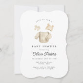 Invitation Shower Baby Clothes (Devant)