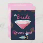 Invitation Shower The Bride (Devant / Derrière)