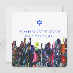 Invitation Shreddin le Gnar ! Snowboard Mitzvah/DO-IT-YOURSEL