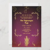 Invitation Shri Satyanarayan Pooja Hindu (Devant)