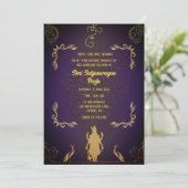 Invitation Shri Satyanarayan Pooja Hindu (Debout devant)