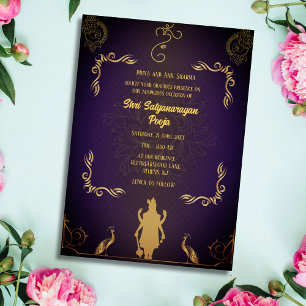 Invitation Shri Satyanarayan Pooja Hindu