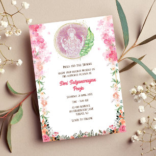 Invitation Shri Satyanarayan Pooja Hindu