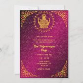 Invitation Shri Satyanarayan Pooja Hindu (Devant)