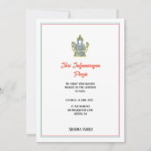 Invitation Shri Satyanarayan Pooja Minimal hindoue Indien (Devant)