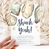 Invitation Shuck Ouais | Watercolor Pearl Oyster Party