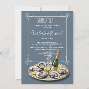 Invitation Shuck Yeah Huitres & Champagne Soiree de Mariage p