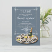 Invitation Shuck Yeah Oyster & Champagne Couples Wedding Show (Debout devant)