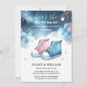 Invitation Si Cloud Twinkle Twinkle Little Star Genre Révéler (Devant)