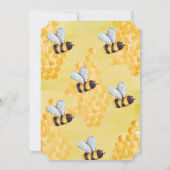 Invitation Si Doux D'Être Un | Premier jour d'abeille Neutre (Dos)