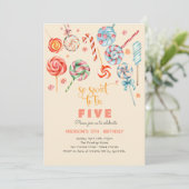 Invitation Si doux pour être anniversaire de enfant (Debout devant)