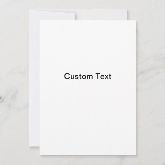 Invitation Si jamais j'attrape la rage, tu es en haut sur ma  (Dos)