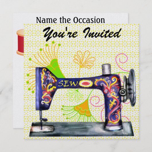 Invitation si jolie - SRF (Devant / Derrière)