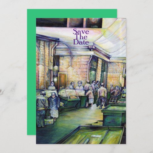 Invitation Si L'Art Nie La Forme, Grace La Fournira (Devant / Derrière)