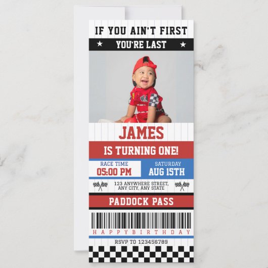 Invitation Si vous n'êtes pas le premier, vous êtes dernier R (Devant)