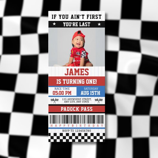 Invitation Si vous n'êtes pas le premier, vous êtes dernier R