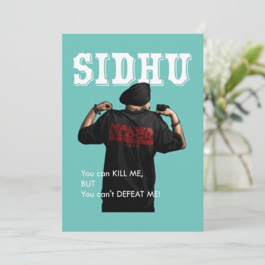Invitation Sidhu Moosewala Desi Merch Punjabi Pullover (Debout devant)