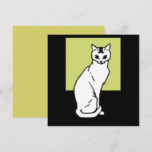 Invitation Siège Chat Julie de Graag Art Nouveau