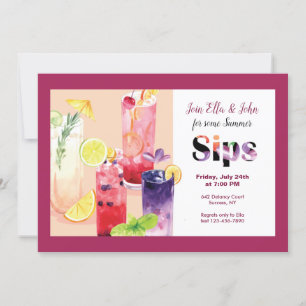 Invitation Sièges d'été