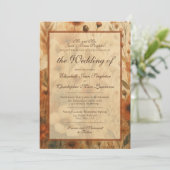 Invitation Sienna Boho Chic Wildflowers Formal Wedding (Debout devant)