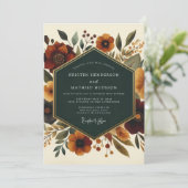 Invitation Sienna Botanical Whimsy Wedding (Debout devant)