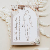 Invitation SIERRA Boho Devine Le Jeu De Fête des mariées De R