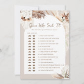 Invitation SIERRA Boho Devine Qui A Dit Qu'Il Fête des mariée (Devant)