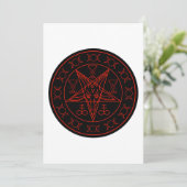 Invitation Sigil de lune triple de Baphomet et sigil de (Debout devant)