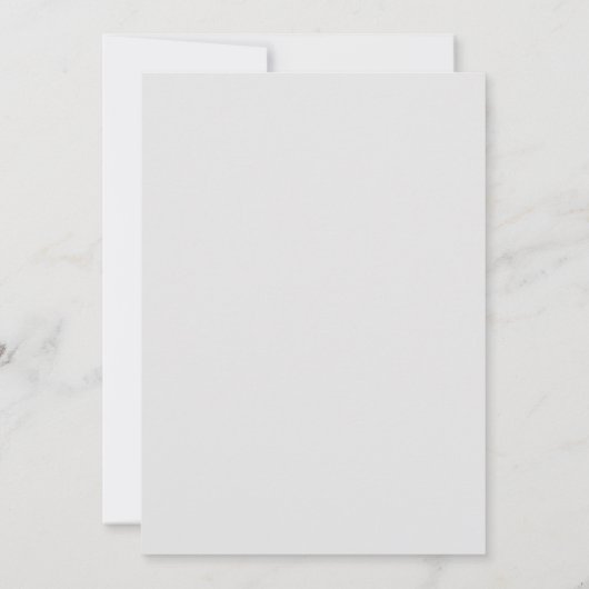 Invitation Signal d'infini unique mariage blanc or gris (Dos)